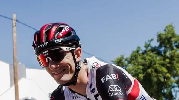 Fotografija: Jan Polanc je edini Slovenec na Vuelti. FOTO: Arhiv UAE Team