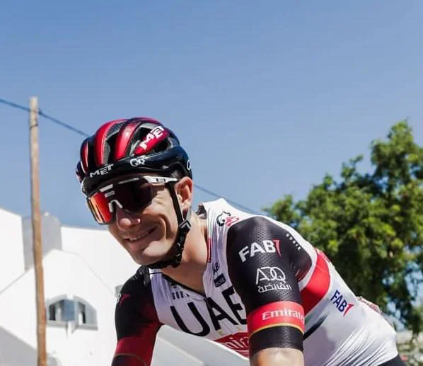 Jan Polanc je edini Slovenec na Vuelti. FOTO: Arhiv UAE Team