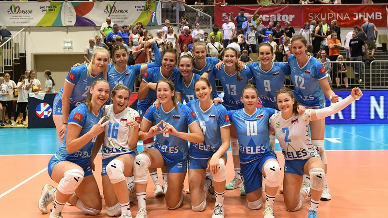 Fotografija: Slovenske odbojkarice so v kvalifikacijah za EP še nepremagane. FOTO: Aleš Oblak/OZS