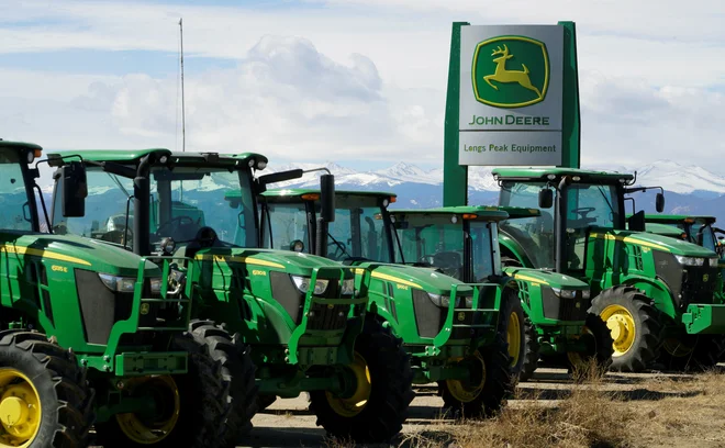 John Deere ponuja portfelj več kot 25 blagovnih znamk.

FOTO: Rick Wilking/Reuters
