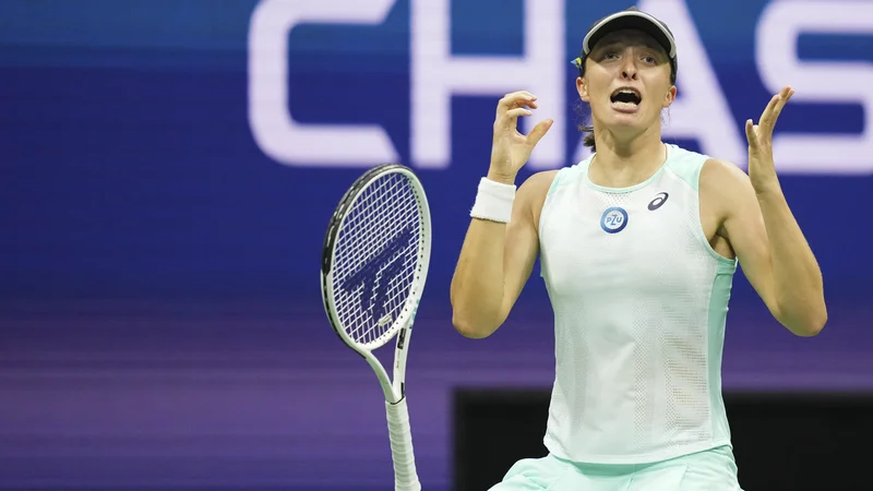 Fotografija: Vodilna na ženski teniški lestvici ATP Poljakinja Iga Šwiatek bo na OP ZDA lovila svojo drugo letošnjo zmago na velikih slamih. FOTO: Danielle Parhizkaran/Usa Today Sports