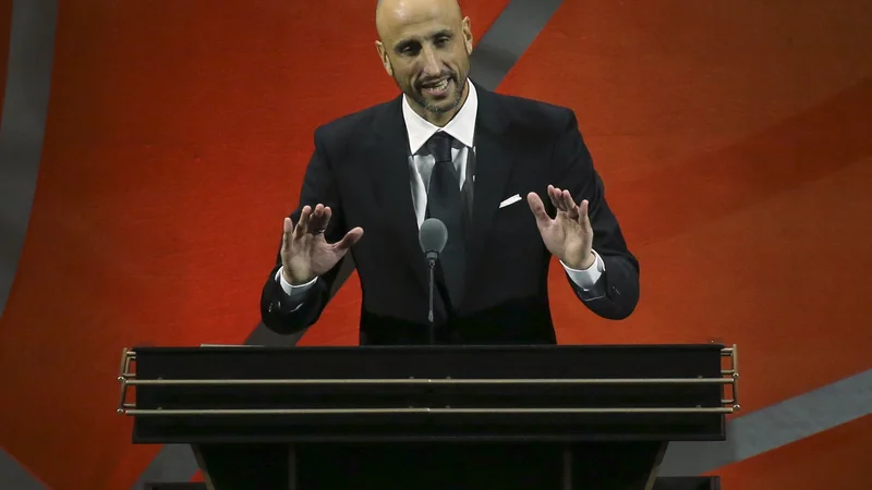 Fotografija: Štirikratni prvak NBA Manu Ginobili je postal novi član hiše slavnih. FOTO: Wendell Cruz/Usa Today Sports
