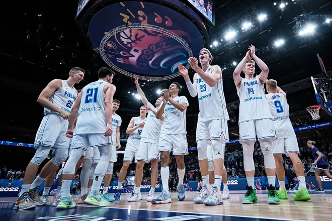 Finski košarkarji se v Berlinu odlično počutijo, še posebej po zmagi nad Hrvaško in osmini finala EP. FOTO: FIBA
