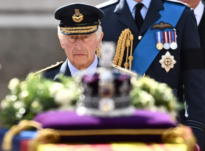 Prestolonaslednik je postal pri treh letih. Sedemdeset let pozneje je postal kralj Karel III. FOTO: Marco Bertorello/AFP

