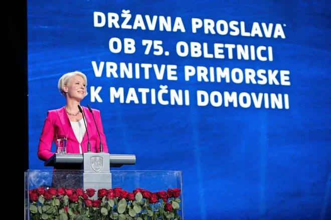 Urška Klakočar Zupančič večino razveselila z drugačnim govorom. FOTO: Tomaž Primožič/fpa
