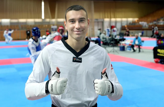 Patrik Divković je znova zmagal na turnirju za svetovni pokal v Ljubljani. FOTO: Blaž Samec/Delo
