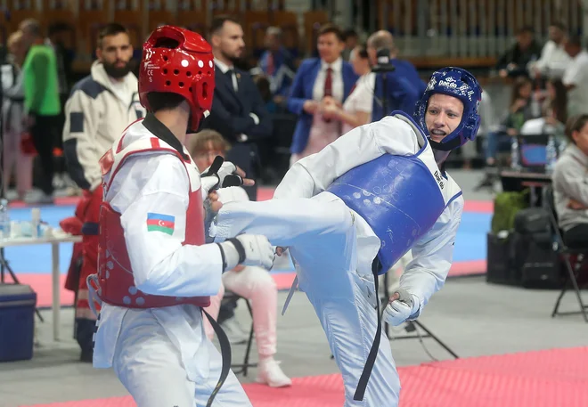 Jure Tozon (desno) si je priboril peto mesto. FOTO: Blaž Samec/Delo
