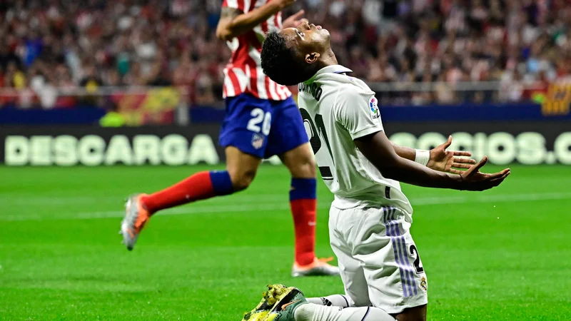 Fotografija: Rodrygo je dosegel prvi gol za Real. FOTO: Javier Soriano/AFP