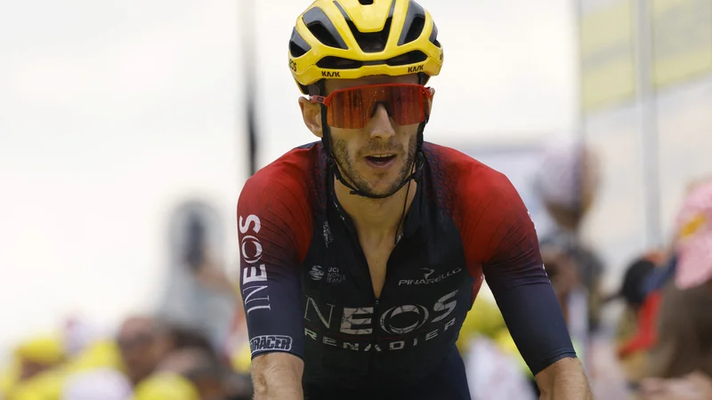 Fotografija: Adam Yates bo prihodnjo sezono nosil dres ekipe UAE. FOTO: Gonzalo Fuentes/Reuters
