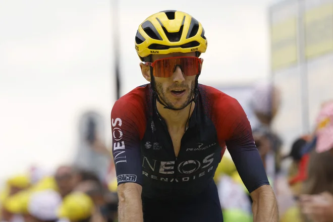 Adam Yates bo prihodnjo sezono nosil dres ekipe UAE. FOTO: Gonzalo Fuentes/Reuters
