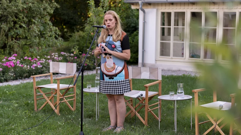 Fotografija: Društvu slovenskih književnih prevajalcev predseduje Tanja Petrič. FOTO: Nina Medved
