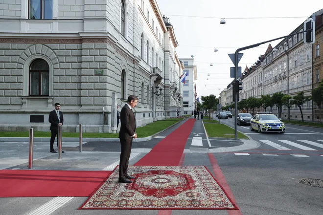 Kandidaturo za predsedniške volitev so doslej vložili&nbsp;Janez Cigler Kralj,&nbsp;Gregor Bezenšek ml., Vladimir Prebilič, Nataša Pirc Musar in&nbsp;Anže Logar. FOTO: Uroš Hočevar
