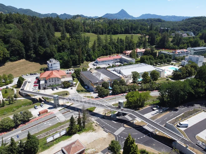 Nadhod Sonce je povezal zdraviliško jedro s Tržaškim hribom, kjer naj bi prihodnje leto že stal razgledni stolp. FOTO: arhiv občina Rogaška Slatina