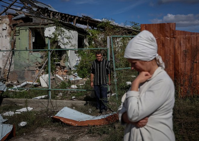 Rusija je uporabila eksplozivna sredstva na naseljenih območjih. FOTO: Gleb Garanich/Reuters
