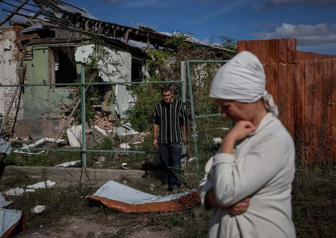 Rusija je uporabila eksplozivna sredstva na naseljenih območjih. FOTO: Gleb Garanich/Reuters
