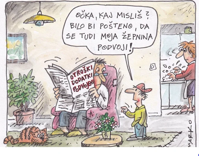 KARIKATURA:&nbsp;Marko Kočevar
