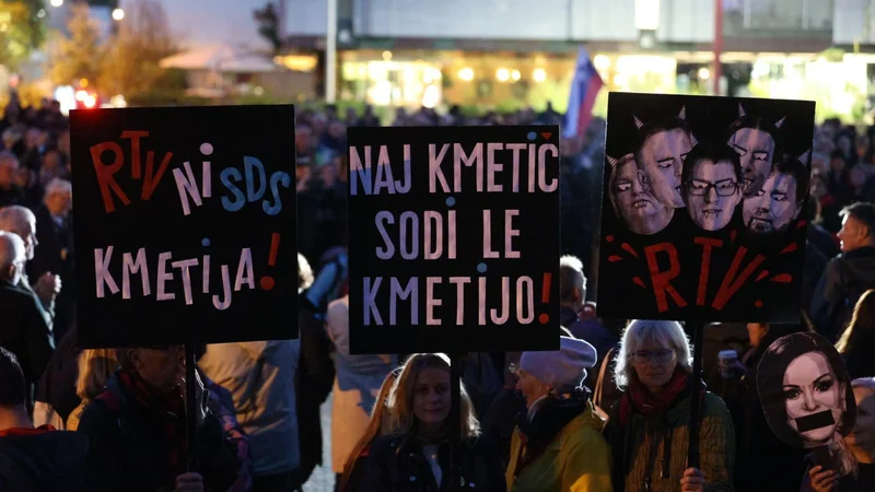 Fotografija: Na protestu je bilo slišati tudi pomisleke, da je koalicija preveč pasivna. FOTO: Črt Piksi/Delo