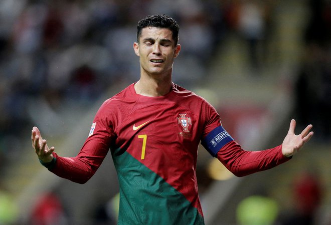 Še dva meseca imajo prvi zmagovalci lige narodov Portugalci in Cristiano Ronaldo časa za izboljšanje forme za svetovno prvenstvo. FOTO: Miguel Vidal/Reuters
