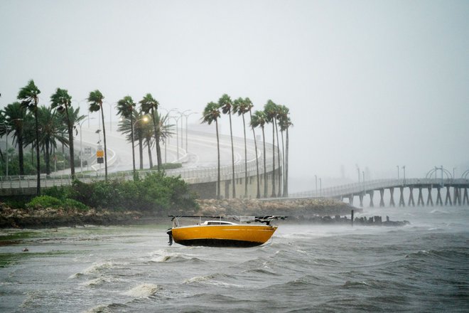 Približevanje orkana. FOTO: Sean Rayford/AFP
