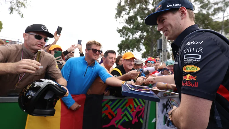 Fotografija: Max Verstappen ima veliko navijačev po vsem svetu. FOTO: Martin Keep/Reuters