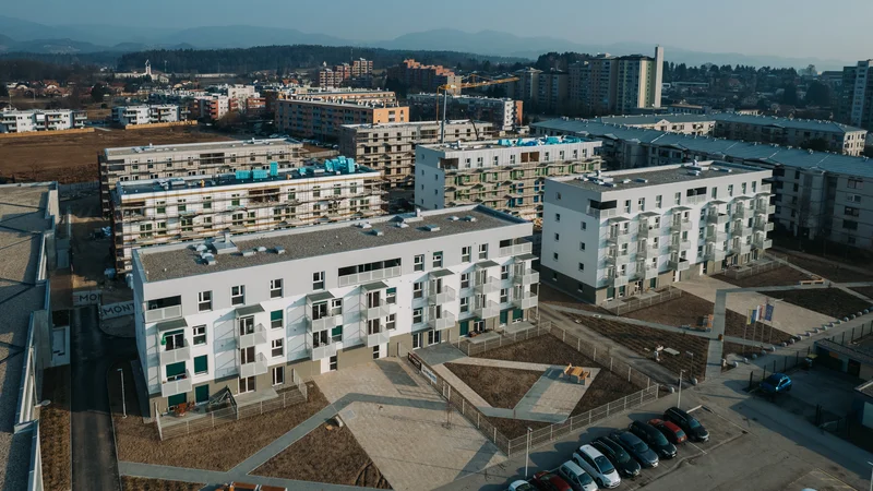 V Celju upravnike skrbi, ali bodo res zagotovljene zadostne količine plina. Na sliki: stanovanjska soseska DN10. FOTO: Arhiv Nepremičnine Celje