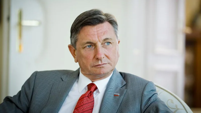 Fotografija: Borut Pahor, predsednik republike Slovenije. FOTO: Jože Suhadolnik
