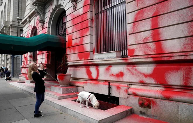 Po svetu se vrstijo protesti zaradi ruske aneksije. FOTO: Timothy A. Clary/Afp
