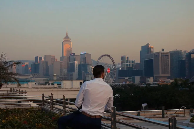 V Hongkong je prišel leta 2018, ko je bilo mesto v razcvetu, na polnih obratih je bil tudi turizem. FOTO: Osebni arhiv
