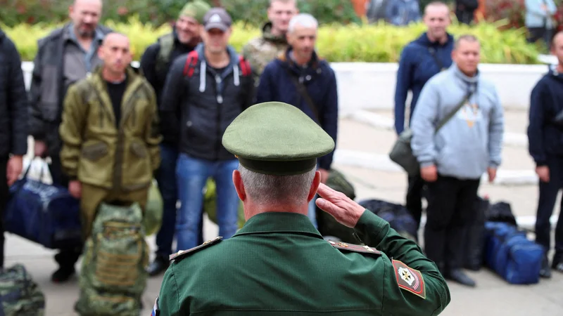 Fotografija: Mobilizacija v Volgogradu. FOTO: Stringer Reuters