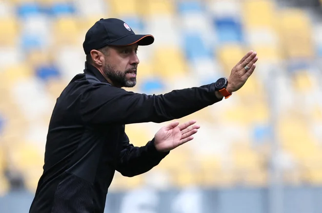 Igor Jovičević je v Ukrajini spisal trenersko zgodbo o uspehu, ki jo zdaj želi še oplemenititi pri 13-kratnemu prvaku Šahtarju. FOTO: Gleb Garanič/Reuters
