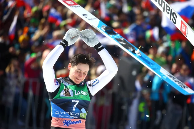 Cene Prevc je doživel veliko lepih športnih trenutkov. FOTO: Borut Živulovič/Reuters
