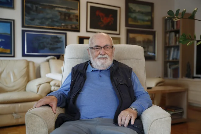 &raquo;Vpeljal sem zares dobro raziskavo kakovosti v zdravstvu v Sloveniji, a so jo potem ukinili, ker so nekateri šefi videli, da niso tako dobri, kot so mislili,&laquo; se spominja Marjan Pajntar. FOTO: Leon Vidic/Delo
