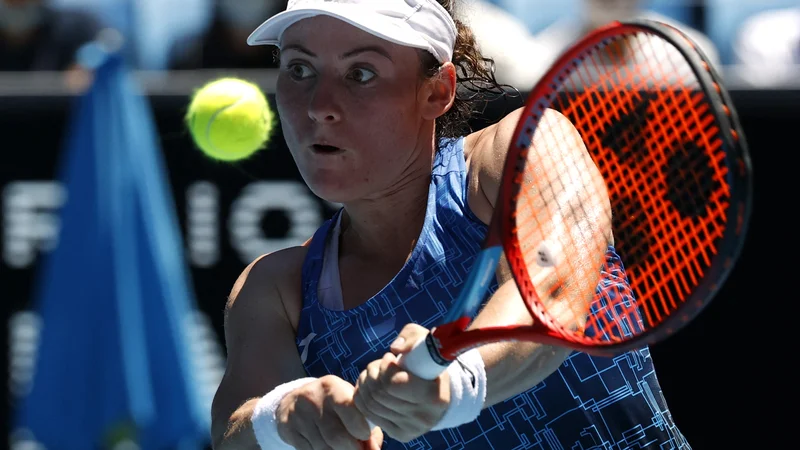 Fotografija: Zidanškova je tako kot na OP Avstralije izgubila proti Alize Cornet. FOTO: Brendon Ratnayake/Reuters