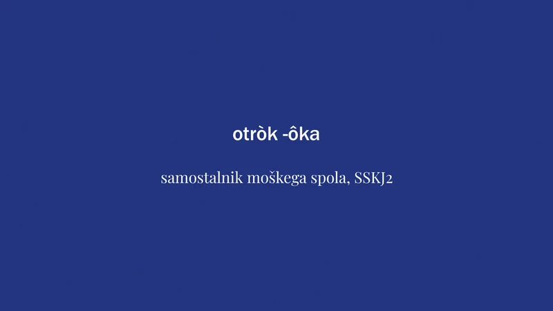Fotografija: Beseda tedna je tokrat otrok. FOTO: Delo