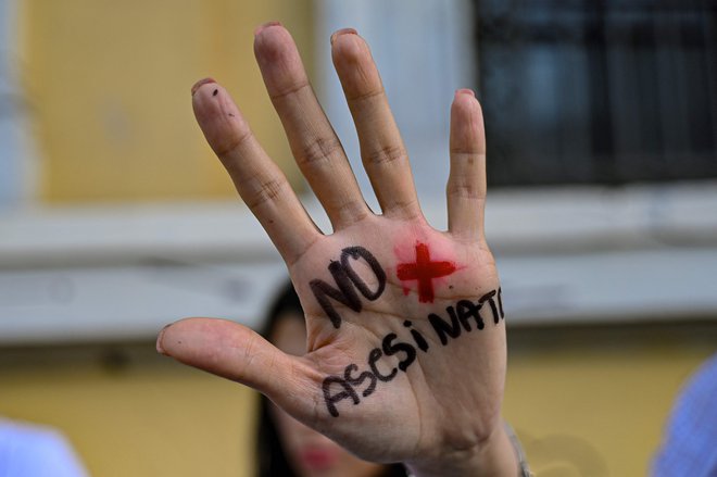 ''Nič več umorov''. FOTO: Martin Bernetti/AFP

