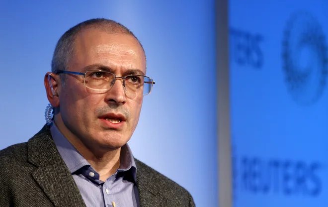 Nekoč je Mihail Hodorkovski veljal za najbogatejšega Rusa, danes pa je med najglasnejšimi kritiki Putinovega režima. FOTO: Peter Nicholls/Reuters