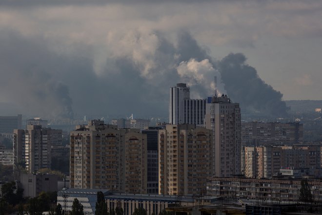 Dim nad Kijevom FOTO: Reuters
