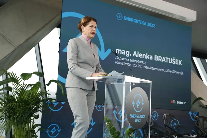 Mag. Alenka Bratušek državna sekretarka na ministrstvu za infrastrukturo. FOTO: Leon Vidic/Delo
