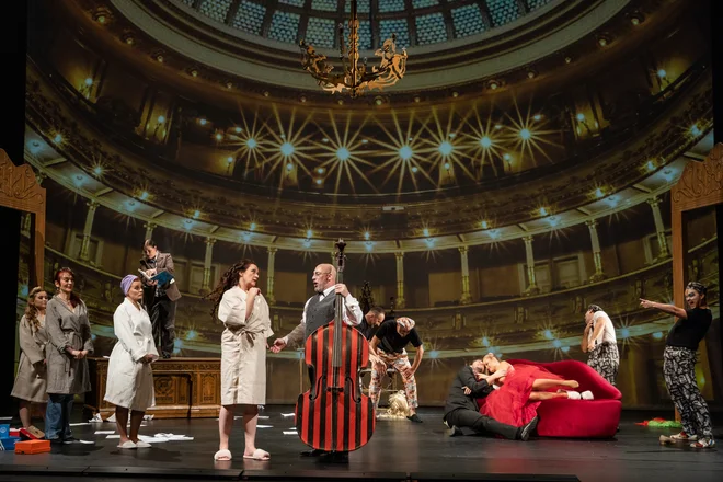 Ariadna na Naksosu je tretja od šestih opernih umetnin, ki sta jih ustvarila Richard Strauss in Hugo von &shy;Hofmannsthal. FOTO: Darja Štravs Tisu
