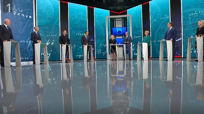 Soočenje kandidatov za predsednika Foto Tv Slo