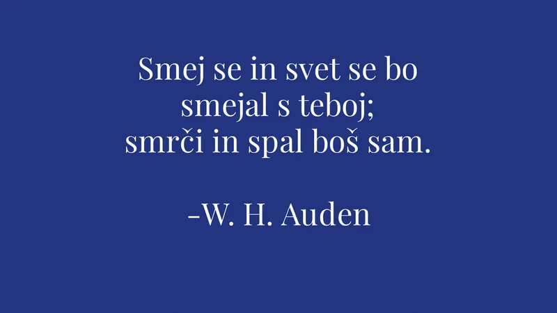 Fotografija: Sobotna misel dneva. FOTO: Delo