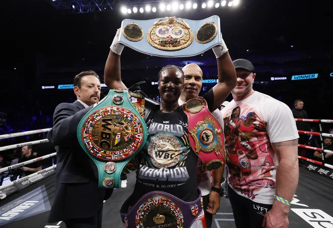 Claressa Shields je potrdila, da je št. 1. FOTO: Andrew Couldridge/Reuters
