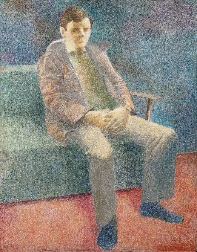 Alois Krenn: portret Friedricha Strohmeierja (1981). FOTO: Neue Galerie Graz
