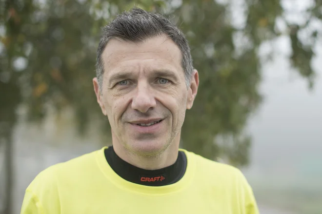 Željko Milinović prisega na jutranji tek. FOTO: Jure Eržen/Delo
