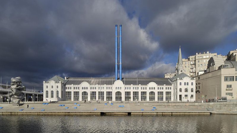 Fotografija: Ges-2 naj bi bil osrednji moskovski mednarodni kulturni center, vendar so se načrti izjalovili. FOTO: Promocijsko gradivo
