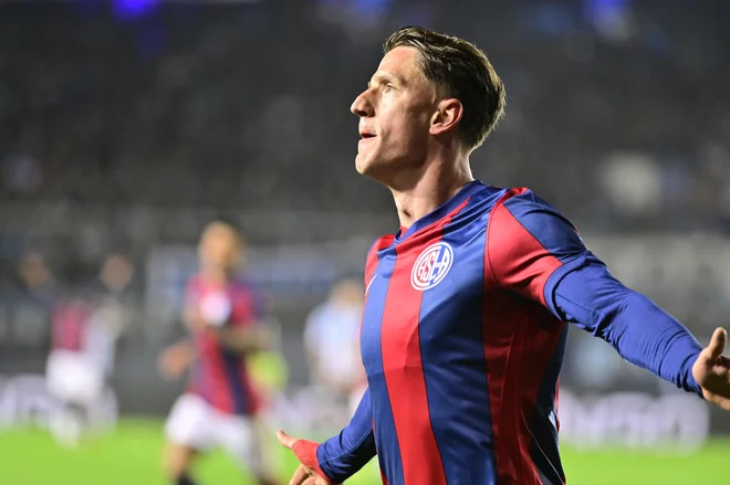 Andres Vombergar San Lorenzo Argentina liga prvenstvo gol zadetek veselje proslavljanje slavje proslava Foto Ignacio Sarraf/ca San Lorenzo De Almagro