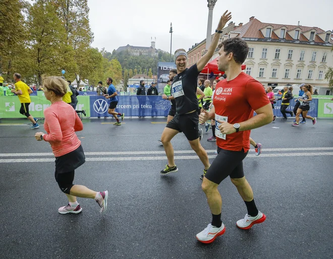 Ljubljanski maraton 23.10.2022 Ljubljana Slovenija. FOTO: Jože Suhadolnik/Delo
