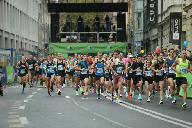 Ljubljanski maraton 23.10.2022 Ljubljana Slovenija. FOTO: Jože Suhadolnik/Delo
