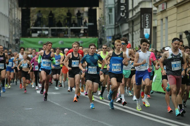 Ljubljanski maraton 23.10.2022 Ljubljana Slovenija. FOTO: Jože Suhadolnik/Delo
