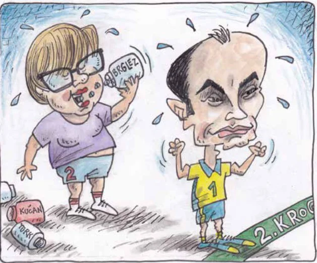 Novi start. KARIKATURA: Marko Kočevar
